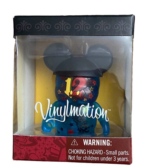 Disney Parks Vinylmation 2012 Series Blue Mickey Mouse Created By Disney Artists - Picture 4 of 7